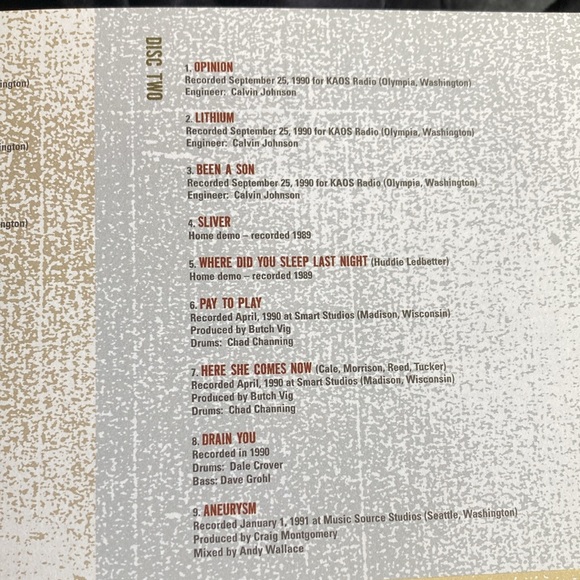 Nirvana With the Lights Out Boxed CD Set - Picture 11 of 17